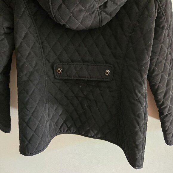 Gallery Black Quilted Jacket Size PS- Like New - Picture 4 of 5